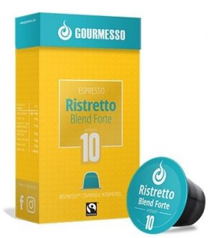 Ristretto Blend Forte Fairtrade, Gourmesso – 10 kapsúl pre Nespresso kávovary