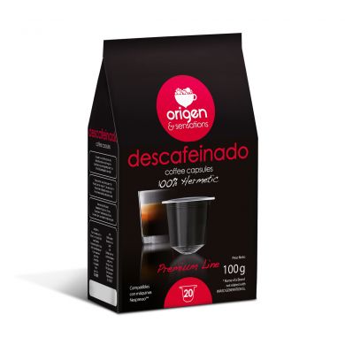 Descafeinado, Origen Coffee – 20 kapsúl pre Nespresso kávovary