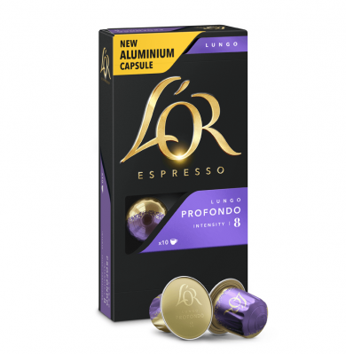 Lungo Profondo, L'Or - 10 hliníkových kapsúl pre Nespresso kávovary