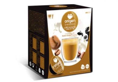 Káva s mliekom, Origen - 16 kapsúl pre Dolce Gusto kávovary