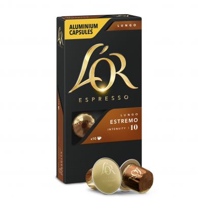Estremo, L'Or - 10 hliníkových kapsúl pre Nespresso kávovary