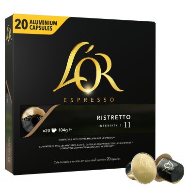Ristretto, L'Or - 20 hliníkových kapsúl pre Nespresso kávovary
