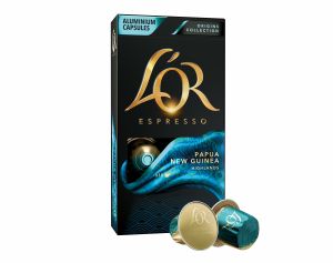 Papua, L'Or - 10 hliníkových kapsúl pre Nespresso kávovary