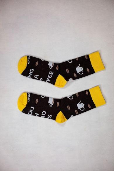 Upraženo -  Univerzálny pár ponožiek s potlačou zrniek