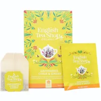 English Tea Shop Organic Lemongrass Citrus & Ginger čaj 20 sáčků žluté balení