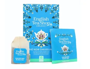 Darjeeling Black Tea English Tea Shop Organic balení modré 20 sáčků