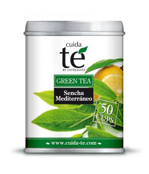 Sypaný zelený čaj Sencha Mediterráneo, Cuida Té 100 g