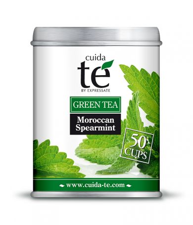 Sypaný zelený čaj Moroccan Spearmint, Cuida Té 100 g