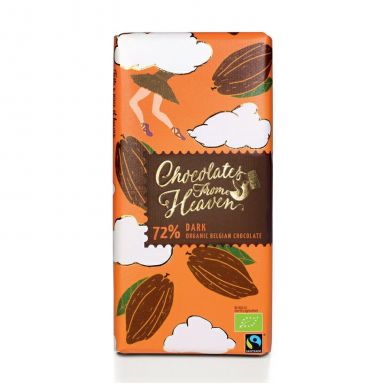 Upraženo - Chocolates-From-Heaven-BIO-horka-cokolada-72%-100g