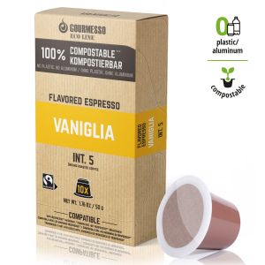 Eco Line Vaniglia, Gourmesso - 10 kompostovateľných kapsúl pre Nespresso kávovary