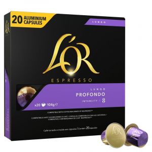Lungo Profondo, L'Or - 20 hliníkových kapsúl pre Nespresso