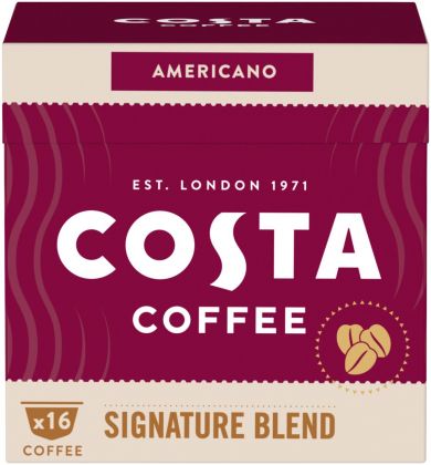 Upraženo - COSTA Coffee Dolce Gusto Americano Signature Blend 121,6g
