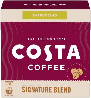 Costa Coffee Signature Blend Cappuccino - 8+8 kapsúl pre Dolce Gusto kávovary
