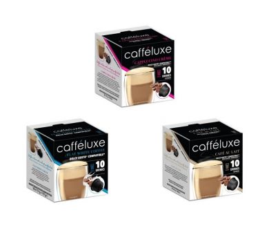 Upraženo -  Balíček ochutených káv Cafféluxe - 30 kapsúl pre Dolce Gusto kávovary