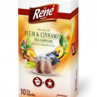Café René Tea Plum & Cinnamon (Čaj Švetska a skořice)