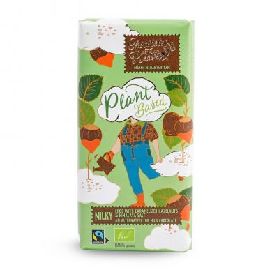 Chocolate from Heaven BIO VEGAN čokoláda s karamelizovanými lieskovými orieškami a himalájskou soľou 44% - 100g