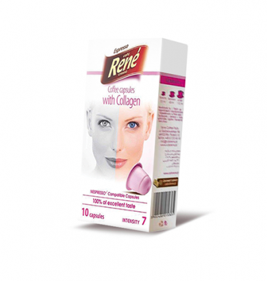Café René Espresso Collagen - 10 kapsúl pre Nespresso kávovary