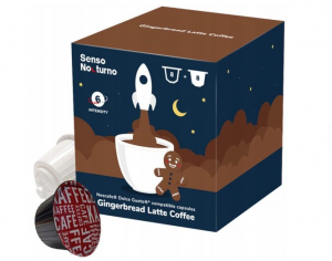 Sense Nocturno Gingerbread Latte coffee (Perníčkové Latté) - 8+8 kapsúl pre Dolce Gusto kávovary