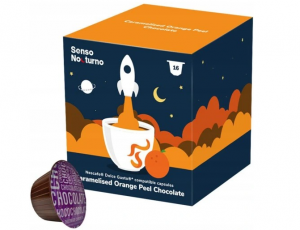 Sense Nocturno Caramelised Orange Peel Chocolate (Horúca čokoláda s pomarančovou príchuťou) - 16 kapsúl pre Dolce Gusto kávovary