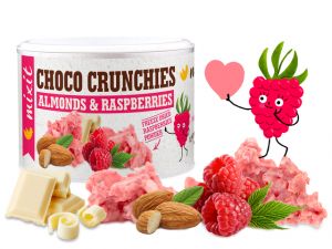  Mixit Crunchies - Malinové čokohrudky s mandľami 140 g