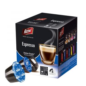 Café René Espresso - 16 kapsúl pre Dolce Gusto kávovary