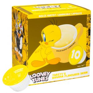 Mliečny šejk Looney Tunes Banana - 10 kapsúl pre Dolce Gusto kávovary